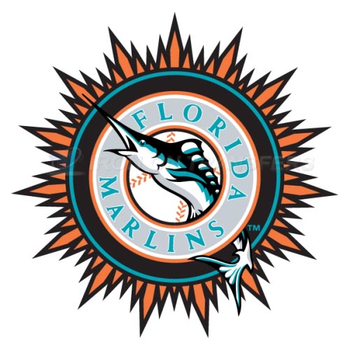 Miami Marlins Iron-on Stickers (Heat Transfers)NO.1698